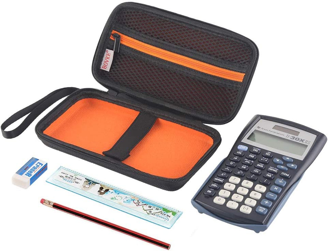 Scientific Calculator Carrying Case Replacement for Texas Instruments TI-30X IIS 2-Line Scientific BA II plus Financial Calculator, Black