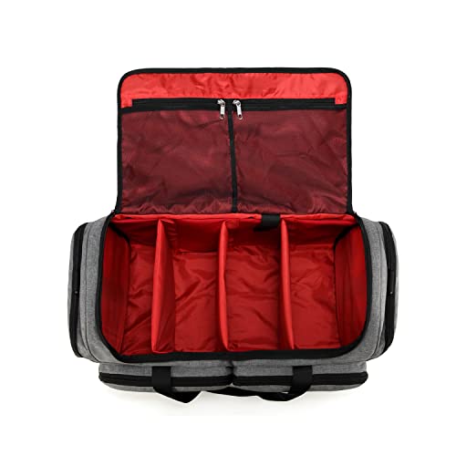Sneaker Bag Sports Basketball Duffle Bag with Divider Divided Travel Bag  Athletic Training Duffle Storage padded Carry On Gym Running Shoes  Organizer