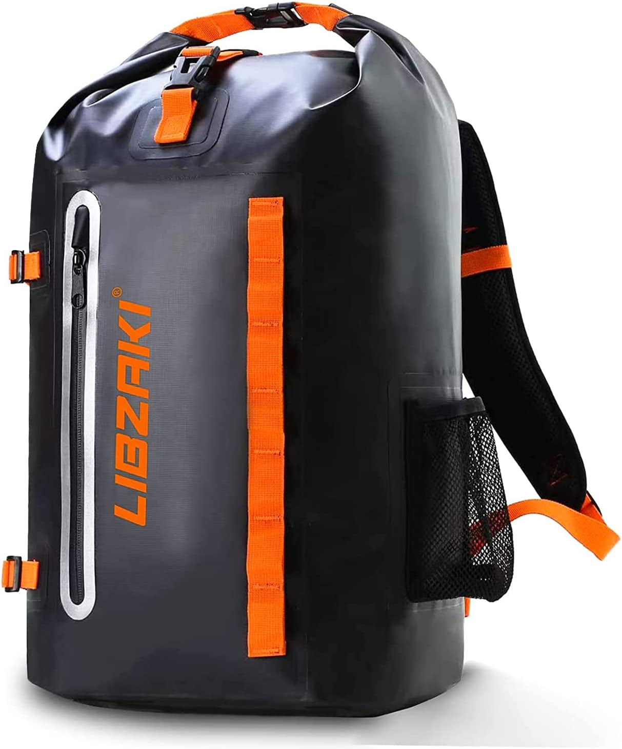 LIBZAKI 35L Waterproof Floating Backpack with Heavy Duty Roll-Top