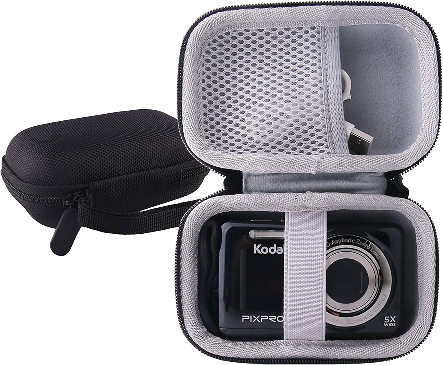Hard EVA Travel Case for Kodak PIXPRO Friendly Zoom FZ55/FZ53/ FZ43/FZ –  Comocase