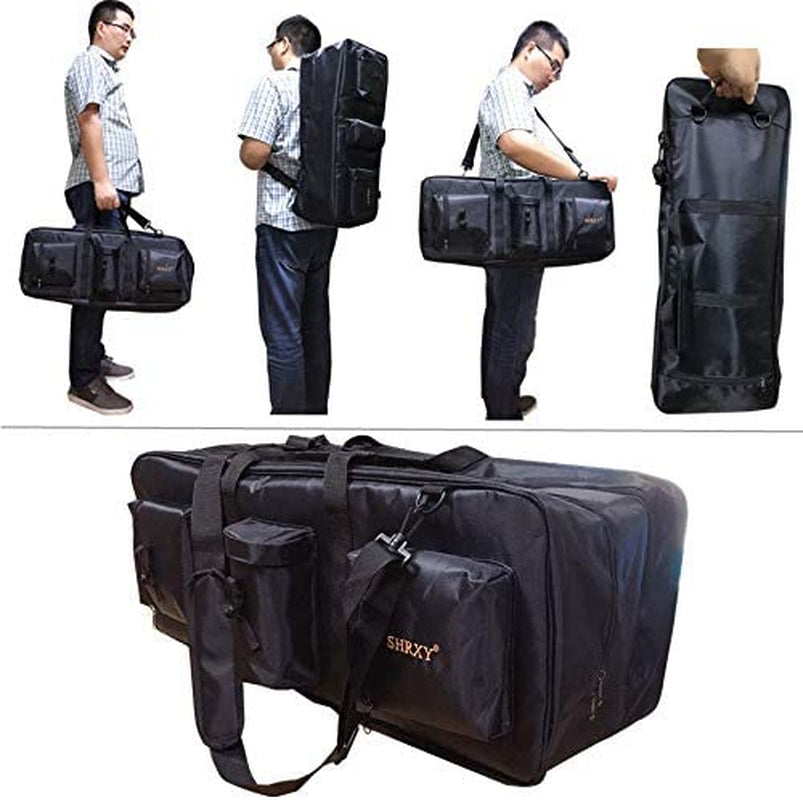 Super Detesir Metal Detector Carry Bag Portable Waterproof Canvas Storage Bag Double-Layer Organizer Backpack for Metal Detecting