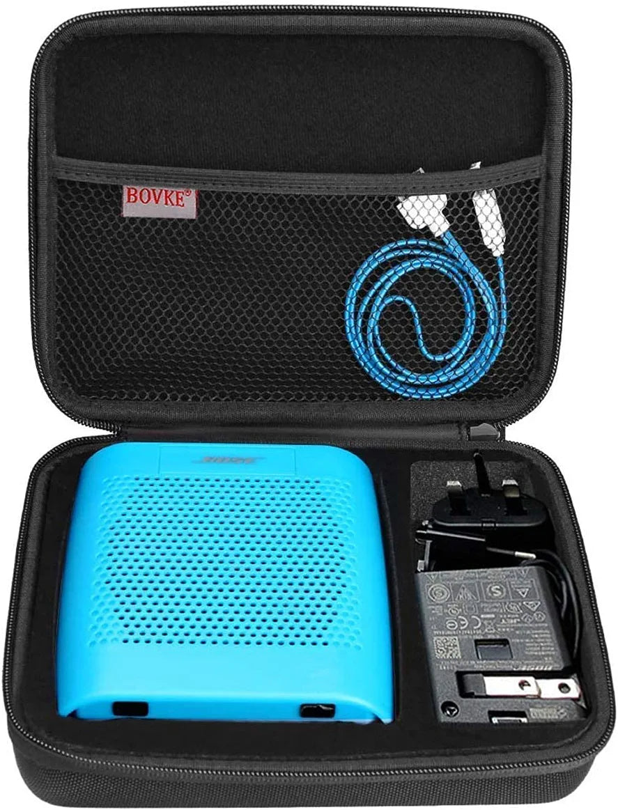 Speaker Case Compatible with Bose Soundlink Color II Wireless Speaker Hard EVA Shockproof Carrying Case Storage Travel Case Bag Protective Pouch Box, Black