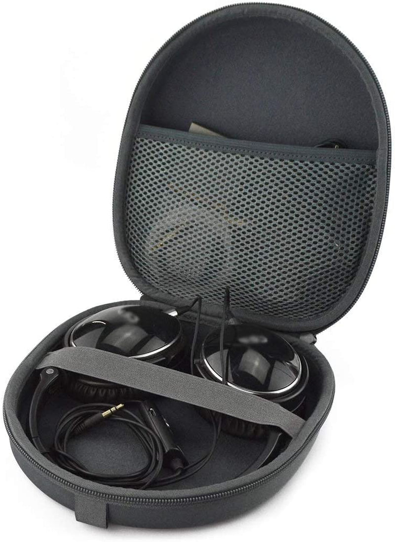 Linkidea Hard Shell Headphone Carrying Case Compatible with BOSS Audio, VXI Blueparrott, Diskin, Rockzilla, XO Vision, August EP630, EP635, EP636, LUXA2, Lavi and More/Headset Travel Bag