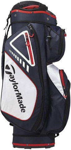 TaylorMade Select ST Cart Bag, Navy/White/Red