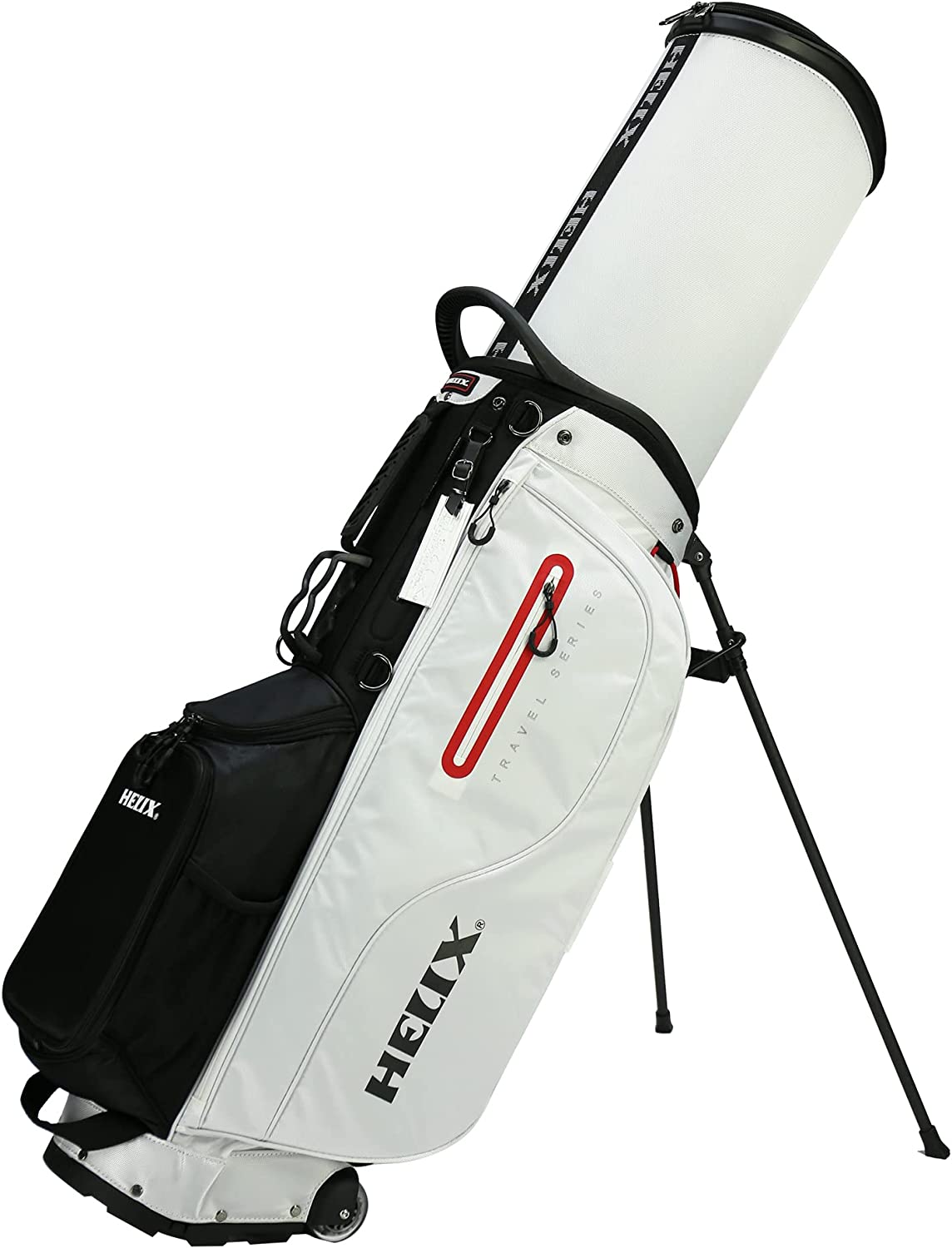 Helix Retractable 6 Golf Stand Bag 2021,White