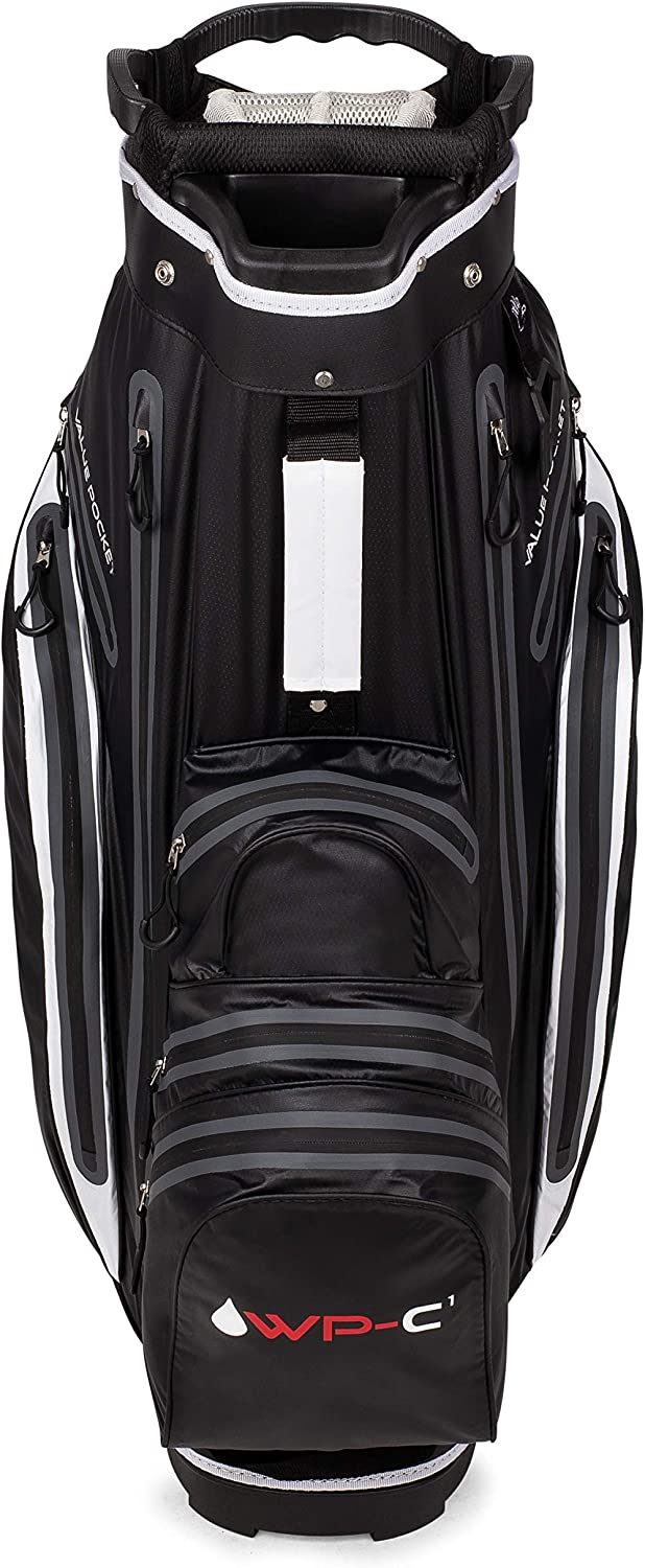 Founders Club Waterproof Golf Cart Bag Ultra Dry, Light Weight 14 Way Full Length Divider Plus External Putter Tube