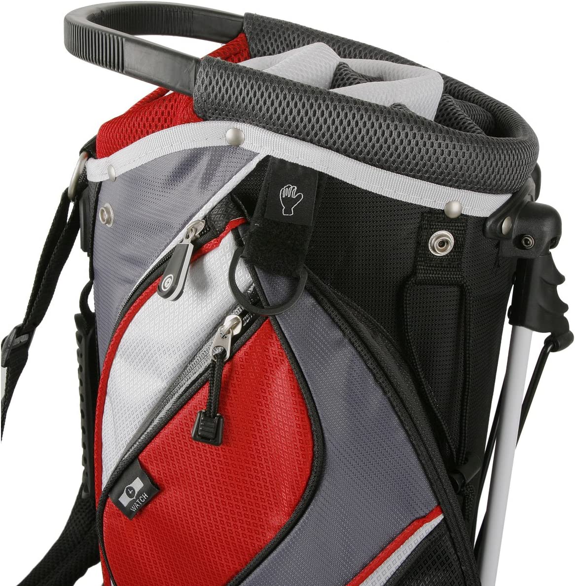 Powerbilt TPS Dunes 14-Way Black/Charcoal Golf Stand Bag