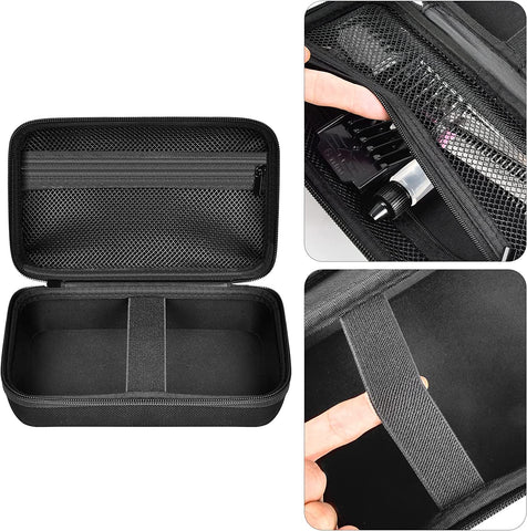 Trimmer Travel Storage Case with Mesh Pocket for T Finisher Liner, Comb Cutting Guide, Clipper Blade Oil, Cleaning Brush and Other Grooming Kit