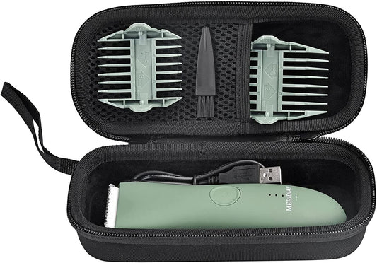 Hard Case Compatible with Meridian Shaver Electric Groin Body Trimmer / Grooming, and Accessories
