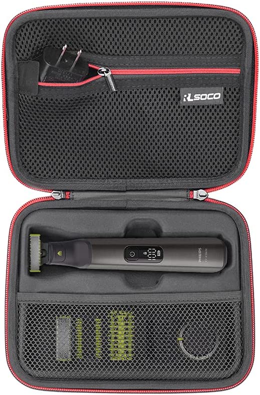 RLSOCO Hard Case for Philips Norelco Oneblade Pro QP6530/70, QP6550/70, QP6520/70, QP6510/20 Hybrid Electric Trimmer