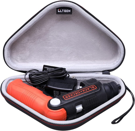 LOTCAIN Hard Case Compatible with Black+decker LDX120C / LD120VA Max Cordless Drill Driver, Travel Case for Cordless Drill/Driver Bits and