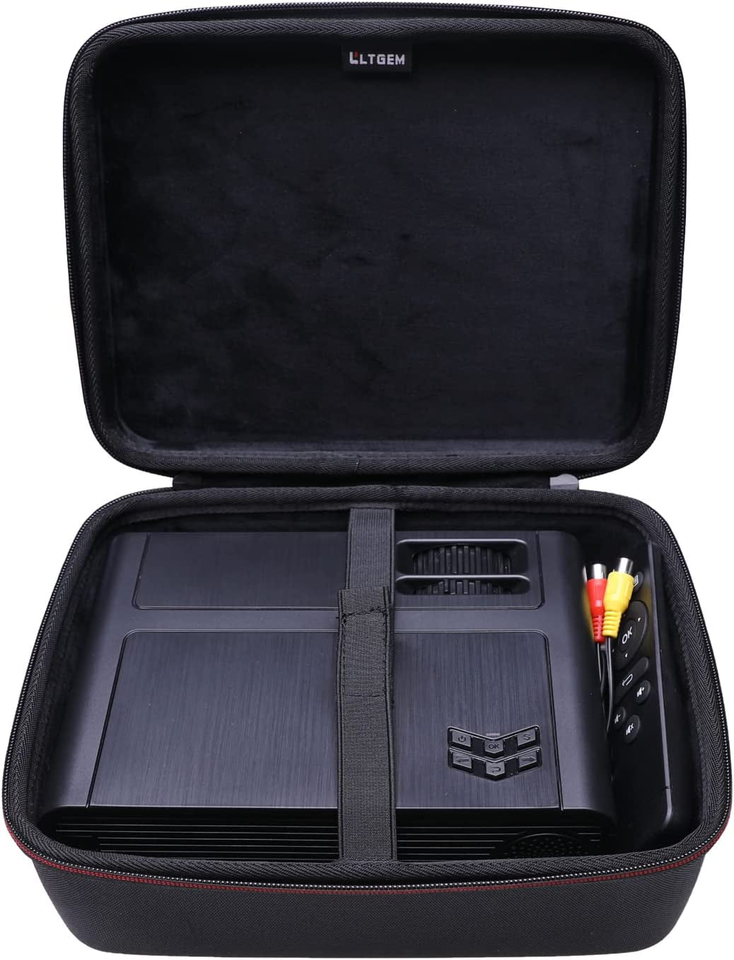 LTGEM EVA Hard Case for ELEPHAS Mini Wifi Projector(2023 Upgraded) - Travel Protective Carrying Storage Bag