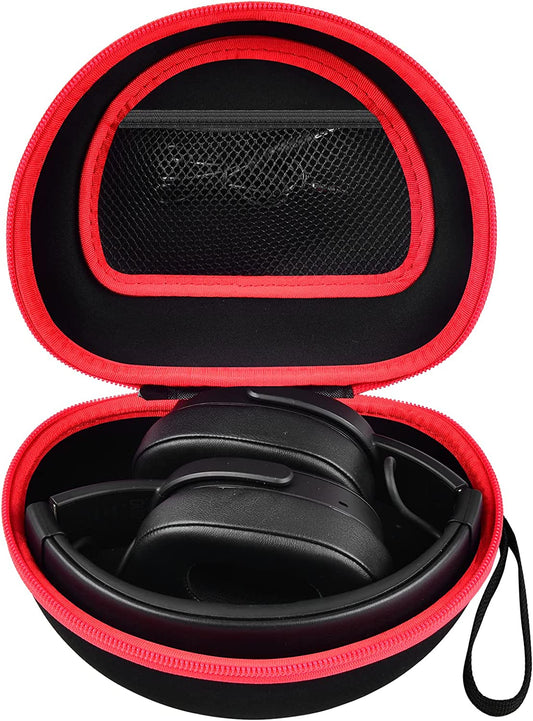 Headphone Case Compatible with Skullcandy Crusher/Hesh/Evo Wireless Over-Ear Bluetooth Headphones and More Foldable Headset Earphones, Hard Shell Earphone Protector Organizer Bag Pouch - Box Only
