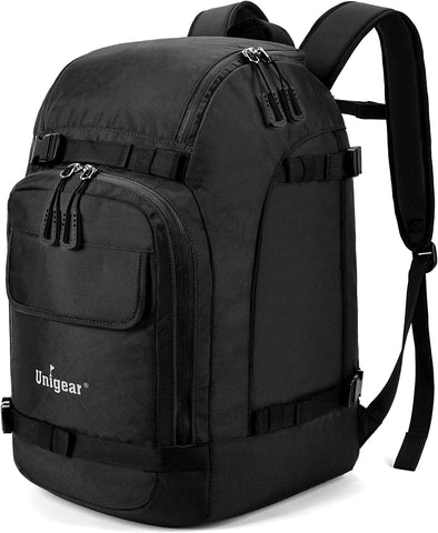 Unigear Ski Boot Bag, 50L Ski Boot Travel Backpack for Ski Helmet, Goggles, Gloves, Skis, Snowboard & Accessories