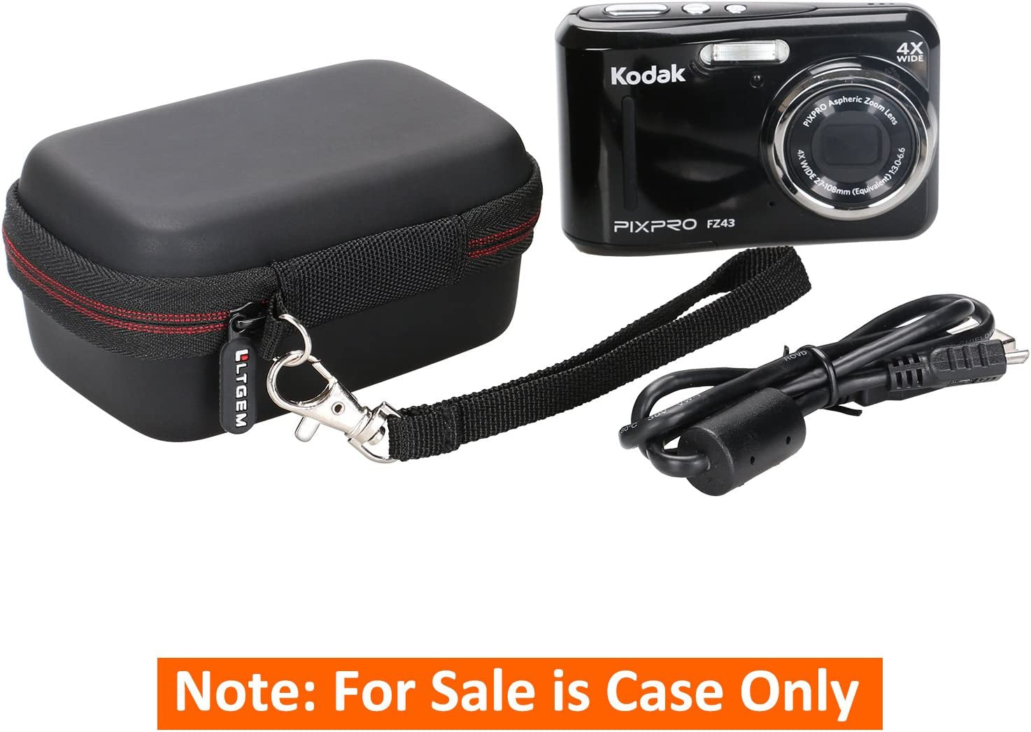 Camera Case for Digital Camera, Kodak PIXPRO Friendly Zoom FZ43/FZ45/FZ53/FZ55 /Canon Powershot ELPH 180/190 /Sony DSCW800/DSCW830 - Travel Protective Carrying Storage Bag