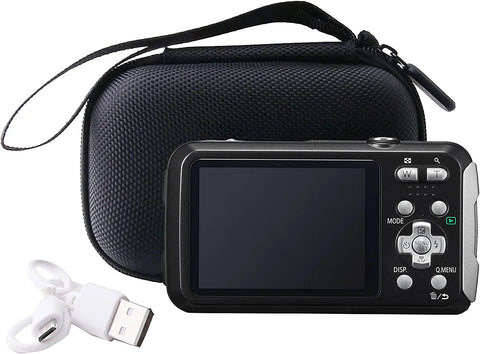 Hard Carrying Case Compatible with Panasonic Lumix DMC-TS30/TS25 Digital Camera Underwater