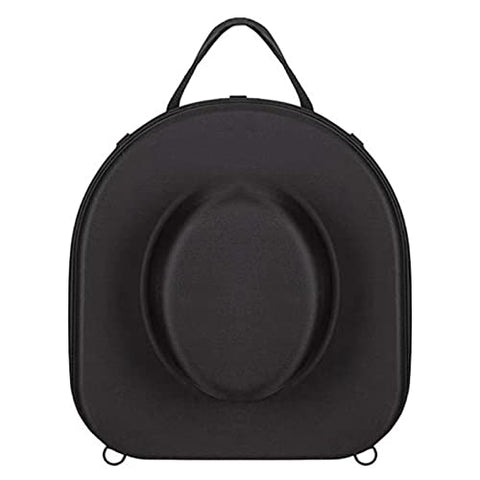 Levine Hats Travel Hat Case Crush Proof Hard Carrier for Fedora Carry-On Storage with Backpack Carrying Straps (One Size)
