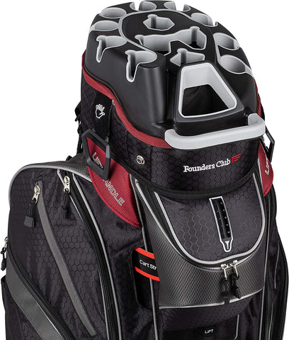 Premium Cart Bag with 14 Way Organizer Divider Top