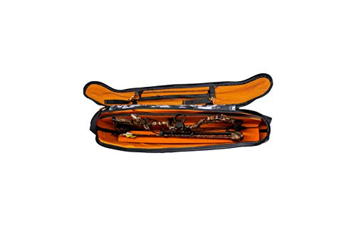 Plano Bow Max Stealth Vertical Bow Case, Camo, Hybrid Padded Compound Case with Quiver Storage for Bows up to 39-Inches, Archery Protection Storage