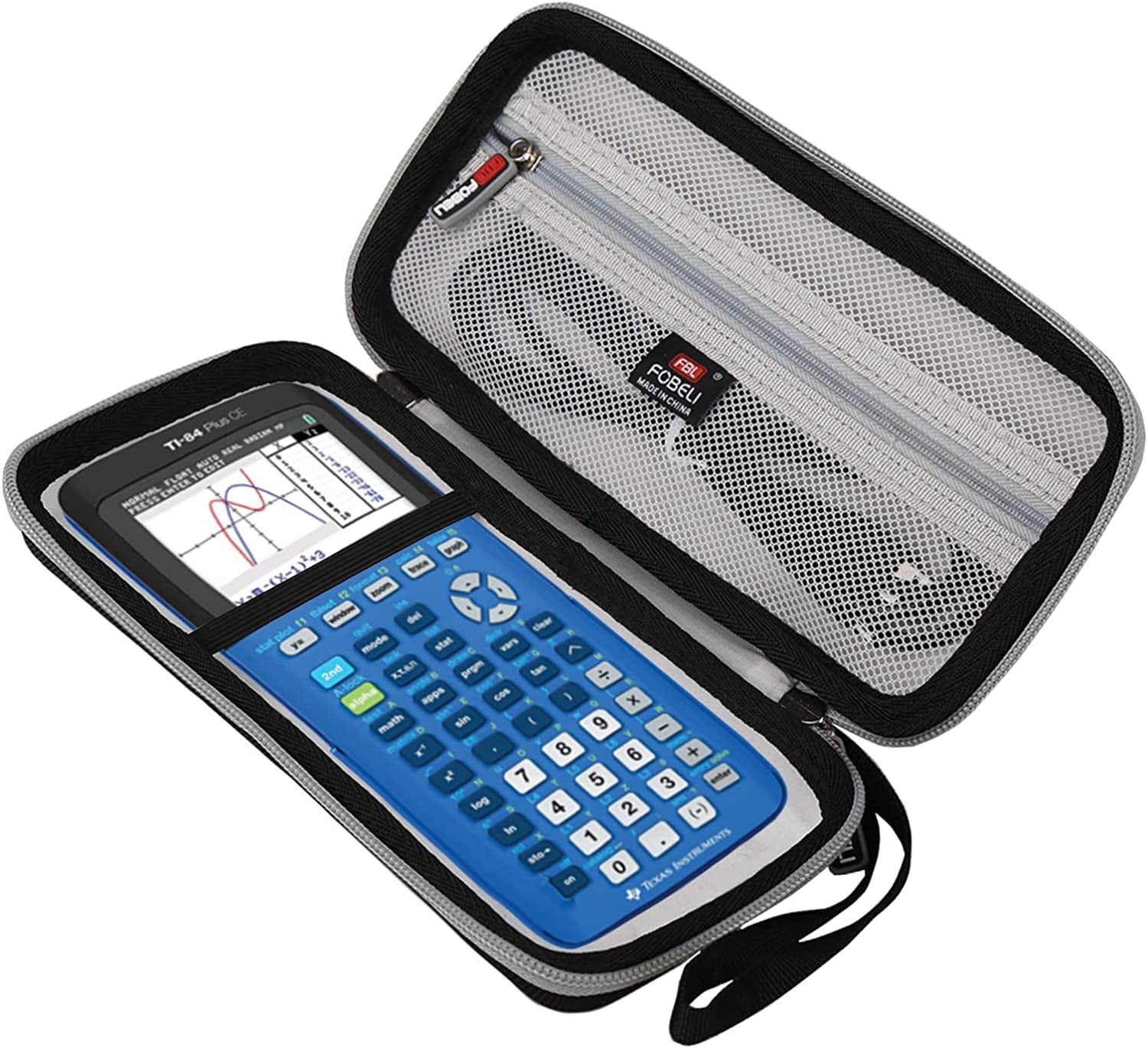 Carrying Case for Texas Instruments TI-84 plus CE Color Graphing Calculator, Waterproof Shockproof Protective Portable Travel Storage Bag