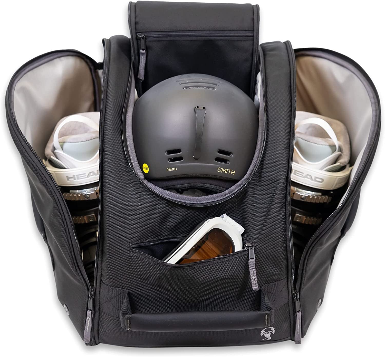 Storeyourboard Mountain Essential Ski Boot and Helmet Bag, Travel Backpack