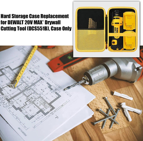 Hard Storage Case Replacement for DEWALT DCS551B 20V MAX* Drywall Cutting Tool