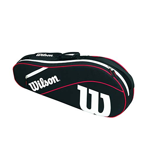 WILSON Advantage III Triple Bag - Black/White/Red