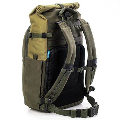 Tenba Fulton v2 16L Backpack for Mirrorless and DSLR cameras and lenses – Tan/Olive (637-737)