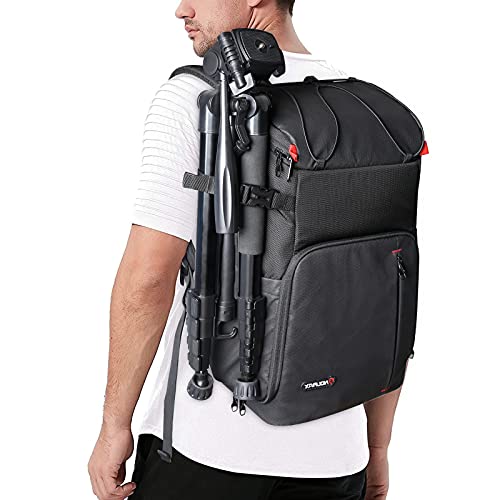 BESCHOI Camera Bag, Camera Backpack for photographers 20L Waterproof Camera  Bags for DSLR Camera, Speedlite Flash, Camera Tripod, Laptops, Lens and