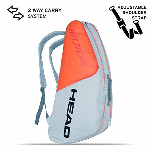 HEAD Radical 6R Combi Tennis Racquet Bag - 6 Racket Tennis Equipment Duffle Bag