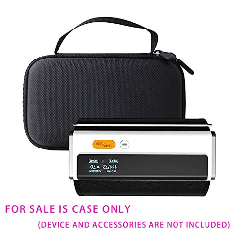 Hard EVA Carrying Case Compatible with Lovia/Wellue Smart Blood Pressure Monitor,Upper Arm Cuff BP Machine Storage Case