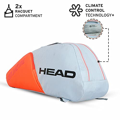 HEAD Radical 6R Combi Tennis Racquet Bag - 6 Racket Tennis Equipment Duffle Bag