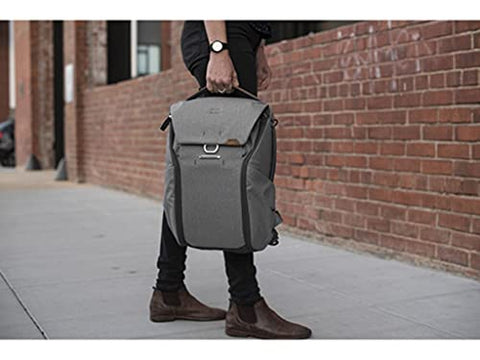 Peak Design Everyday Backpack V2 20L Ash, Camera Bag, Laptop Backpack with Tablet Sleeves (BEDB-20-AS-2)