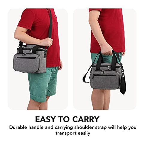 JEWERADO Carrying Case Bag Compatible with jackery Portable Power Station Explorer 160/240/300, Travel Storage Bag with Multiple Pockets for Charging Cable and Accessories