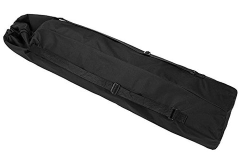 YS Sport Portable Skateboard Longboard Carry Bag - 2 Shoulder Bag Handy Backpack, Black