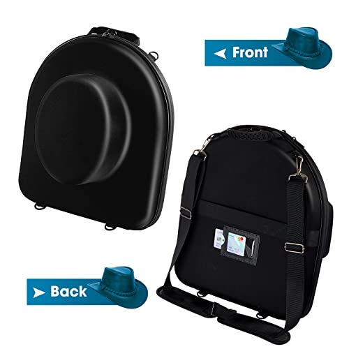 Travel Hat Case Crush Proof Hard Carrier for Fedora Carry-On Storage  Backpack