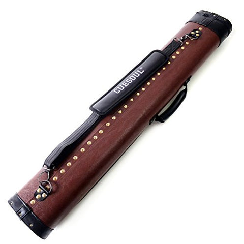 CUESOUL Soocoo Series 2x4 Hard Pool Cue Case -Holds 2 Cue Butt and 4 Cue Shafts,Four Color Available (CSCC-R215)
