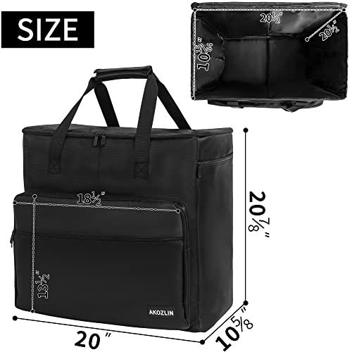 AKOZLIN Desktop Gaming Computer Tower PC Carrying Case Travel Storage Bag for Tower Case,Keyboard and Mouse