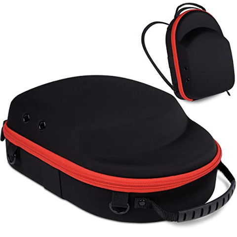 Ryri Hard Hat Case for Baseball Caps - Eva Shell- Slim Size-Lightweight Hat Travel Case, Perfect for Traveling & Storing Baseball Caps - Baseball Cap Carrier Includes Luggage Strap…