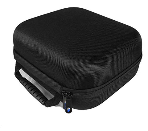 Protective Binoculars Case with Impact-Absorbing Foam Interior - Hard Shell Binocular Case with Reinforced Zippers, Comfortable Rubber Travel Handle and Accessory Bag
