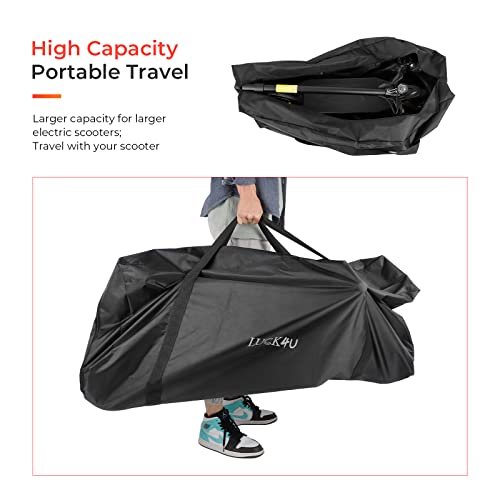LUCK4U Scooter Bag Electric Scooters Carrying Bag Heightened Scooter Storage Bag Lightweight Foldable Bag Scooter Accessories for Segway Ninebot G30 MAX Series Xiaomi M365 Pro Pro2 1S MI3 Lite