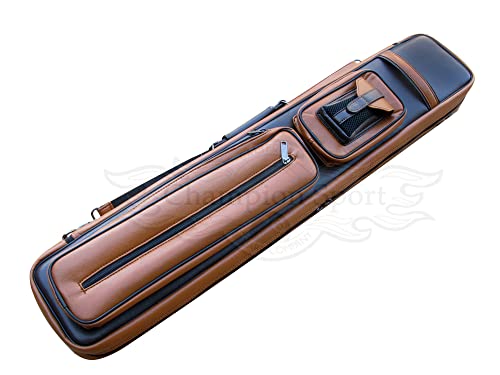 Gator Champion Instroke Cases with Soft Cue Leatherette Bag - 4x8 Pool Cue Case Hold 4 Butts 8 Shafts (D-0437)