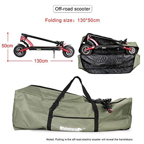 Pinprin Electric Scooter Carrying Bag Foldable Transport Bag Waterproof Heavy Duty Scooter Accessory Handbag Shoulder Bag