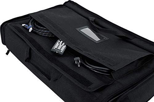Gator Cases Padded Nylon Carry Tote Bag for Transporting LCD Screens, Monitors and TVs Between 19" - 24"; (G-LCD-TOTE-SM)