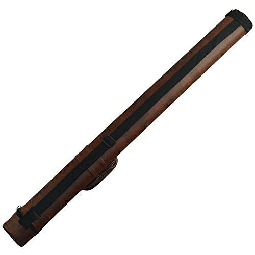 CUESOUL 1x1 Hard Pool Cue Billiard Stick Carrying,Brown Cue Case 1x1 Holds 1 Butt and 1 Shaft