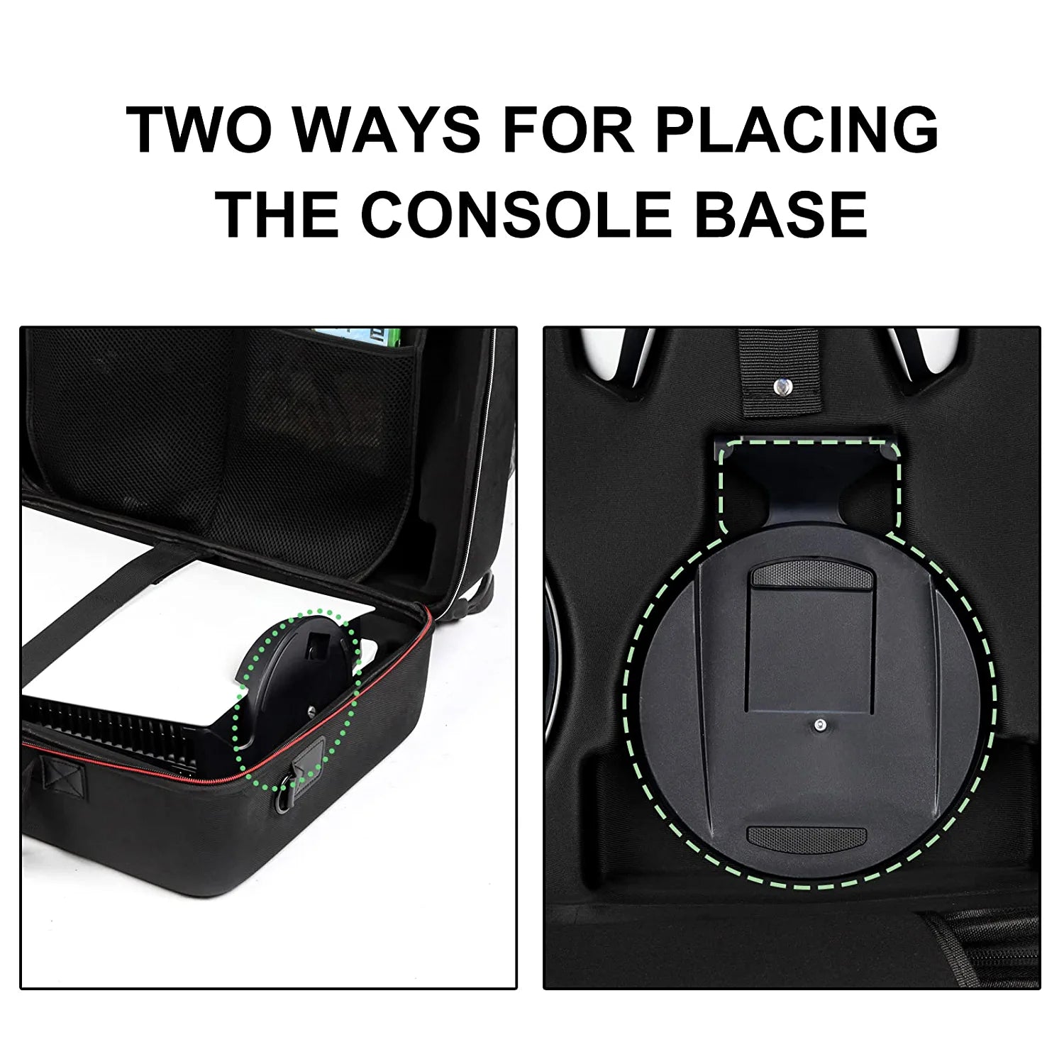 Hard Case Compatible with PS5, Protective Travel Case for Playstation 5, Dualsense Controllers, Pulse 3D Wireless Headset, Base and Other Accessories