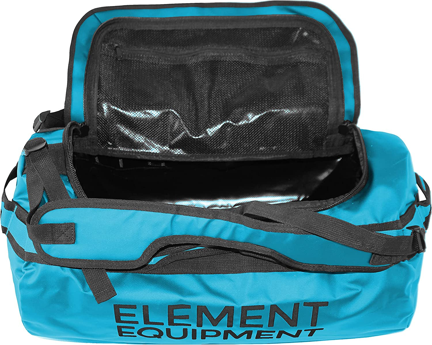 Element Equipment Trailhead Duffel Bag Shoulder Straps Waterproof Teal Small