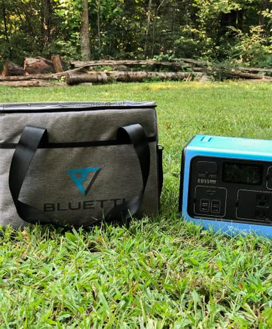 BLUETTI Carrying Case Bag for EB3A EB70 EB55 AC50S Portable Power Station - Grey