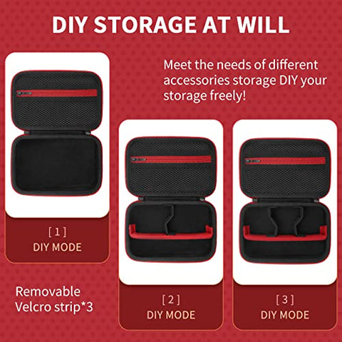 Yinke Case for Philips Norelco Multigroom Series 3000/5000, MG3750/MG5750/49 Beard Trimmer & attachments, Travel Storage Bag Hard Case Organizer (Series 3000/5000)
