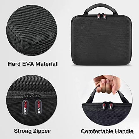 Case Compatible with EHJYO/ for Suttik/ for Karrte Hair Clippers Kit for Men, Trimmer Travel Storage Holder for Professional Cordless T-Blade, Nose Hair, Beard Trimmer Set and Accessories - Bag Only